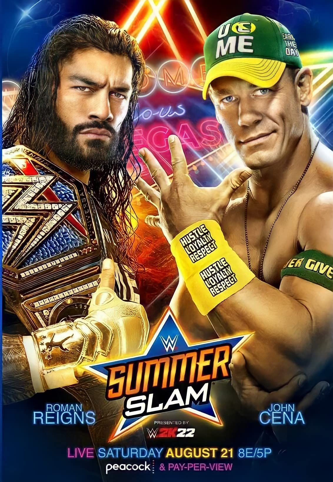 poster of WWE SummerSlam (2021) Hindi [Voice Over] Dubbed HDTV